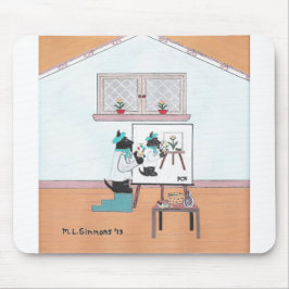 Pierre Le Chien Noir Mousepad