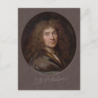 Pierre Mignard Molière CC0589 Postcard Postkarte