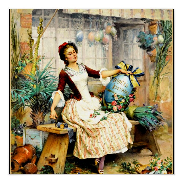 Pierre Outin - Das Ostereier, schöne Kunst, Poster (Vorderseite)