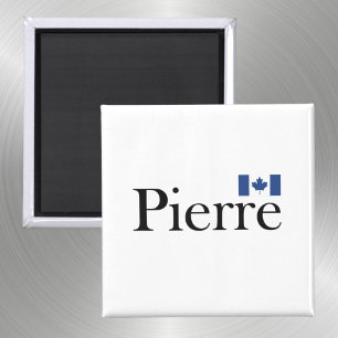 Pierre Poilievre mit Offizieller kanadischer Flagg Magnet