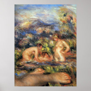 Pierre Renoir - Die Badenden (Detail) Poster