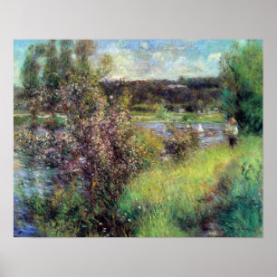 Pierre Renoir - die Seine bei Chatou Poster
