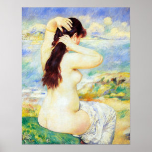 Pierre Renoir - ein Badegast Poster