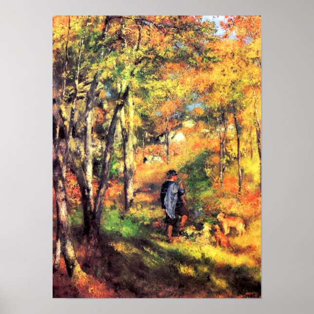 Pierre Renoir - Jules le Coeur and his dogs Poster (Vorne)