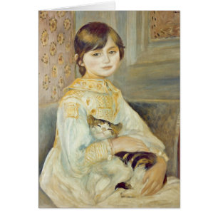 Pierre Renoir Julie Manet en chat