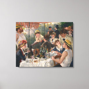 PIERRE RENOIR - Mittagessen des Bootfahrt-Party Leinwanddruck