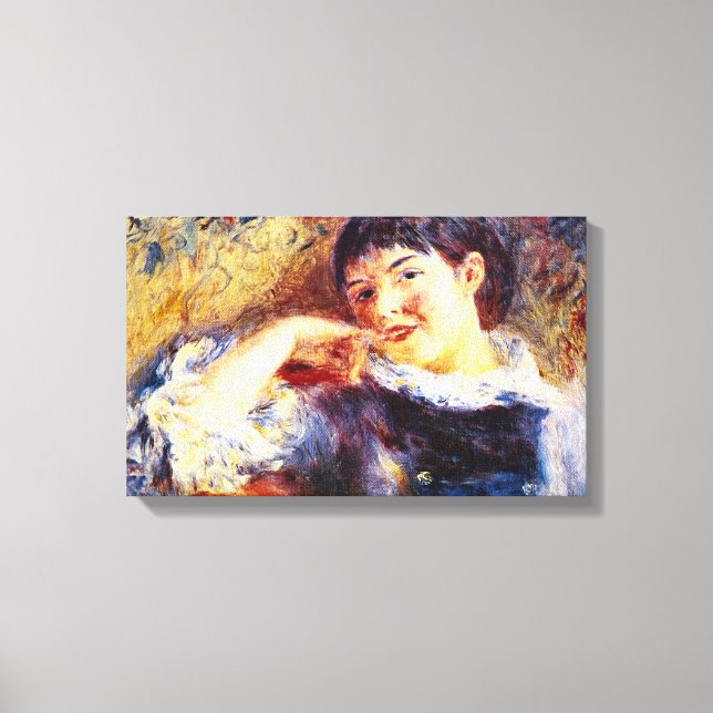 Pierre Renoir - The Dreamer Leinwanddruck (Vorderseite)