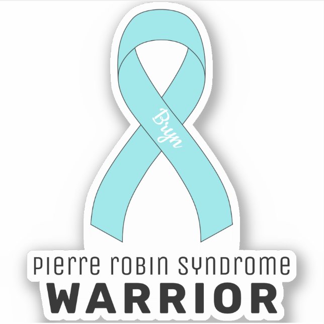 Pierre Robin Syndrom Warrior Vinyl Sticker (Vorderseite)