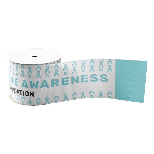 Pierre Robin Syndrome Awareness Pattern Ribbon Ripsband (Spule)