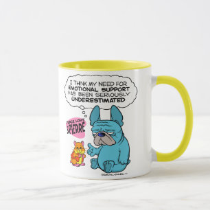 Pierre und Abbot Slogan Tasse