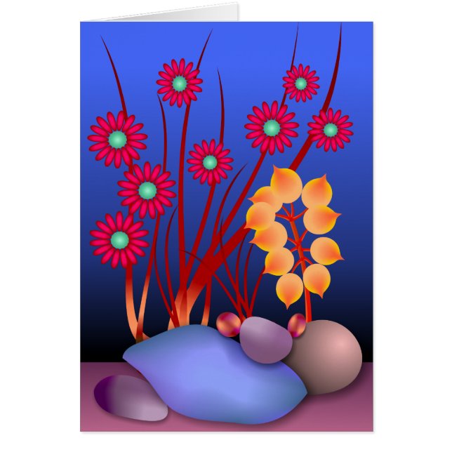 Pierres et fleurs (Devant)