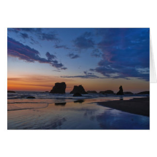 Pierres marines à Bandon - Coucher de soleil sur l