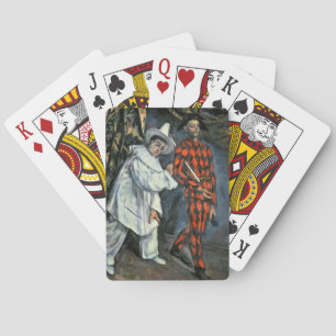Pierrot et harlequin, 1888 spielkarten