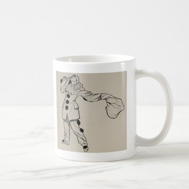 Pierrot-Tasse Kaffeetasse (Rechts)