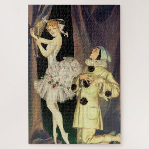 „Pierrot und Columbine“ von FX Leyendecker