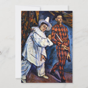 Pierrot und Harlekin, Mardi Gras von Paul Cezanne