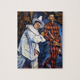 Pierrot und Harlequin, Mardi Gras von Paul Cezanne