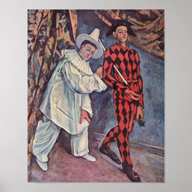 Pierrot und Harlequin Poster (Vorne)