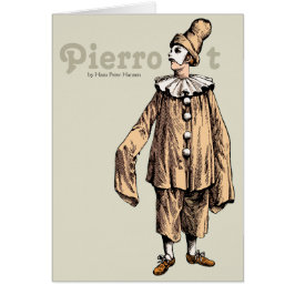 Pierrot von Hans Peter Hansen CC0740 dänische Kuns