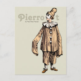 Pierrot von Hans Peter Hansen Postcard Postkarte