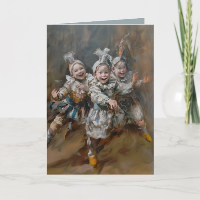 Pierrots - Faltkarte Karte (Vorderseite)