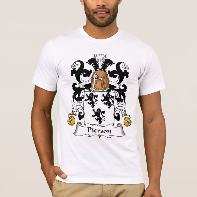 Pierson Familienwappen T-Shirt (Vorderseite)