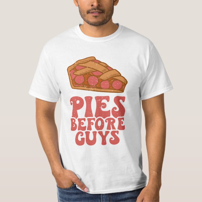 Pies Avant Les Gars Thanksgiving T-Shirt (Devant)