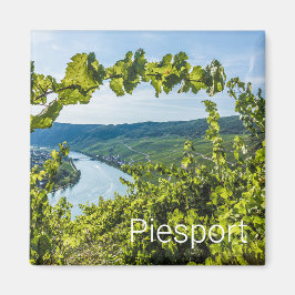 Piesport Moselle Vintage Weintrauben Magnet