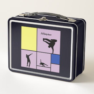 Piet Lieben Dance Mondrian Street Hiphop Style Metall Brotdose