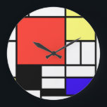 Piet Mondriaan , 1926 Composition Große Wanduhr<br><div class="desc">私はPiet Mondriaanが好きな人のためにこの製品を作りました。</div>
