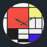 Piet Mondriaan , 1926 Composition Große Wanduhr<br><div class="desc">私はPiet Mondriaanが好きな人のためにこの製品を作りました。</div>