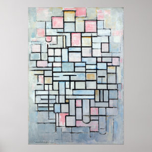 Piet Mondriaan Zusammensetzungs-Nr. IV Poster