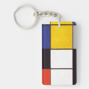 Piet Mondrian-1306 Schlüsselanhänger