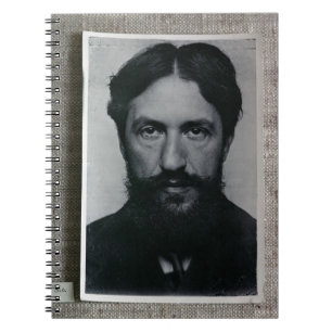 Piet Mondrian (1872-1944), c.1910 (b/w Foto) Notizblock