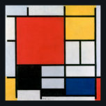 Piet Mondrian Abstrakt Poster<br><div class="desc">Komposition mit Rot,  Gelb,  Blau und Schwarz (1921) von Piet Mondrian. Eine große Kollektion Vintager und origineller Designs von Phoenix Retro.</div>