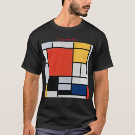Piet Mondrian Abstrakt T-Shirt