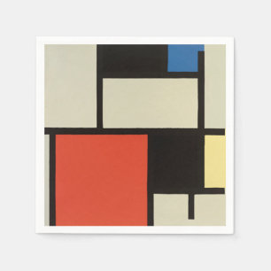 Piet Mondrian Abstrakte Malerei Serviette