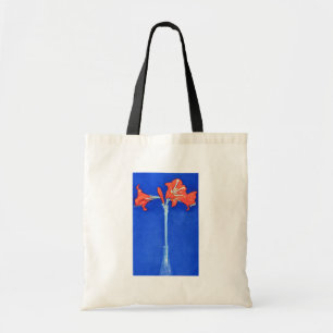 Piet Mondrian - Amaryllis Blume Malerei Tragetasche