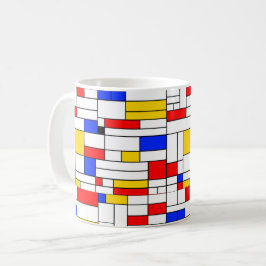 Piet Mondrian Art Abstrakt Art Kaffeetasse