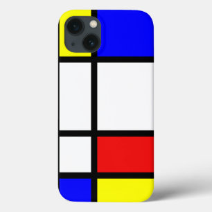 Piet Mondrian Art Style Moderne, helle Farben Case-Mate iPhone Hülle