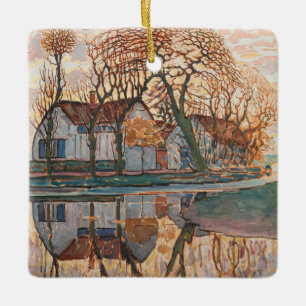 Piet Mondrian - Bauernhof in der Nähe von Duivend Keramikornament
