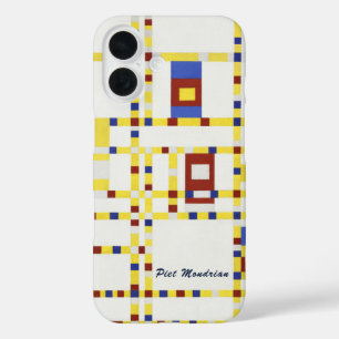 Piet Mondrian Broadway Boogie Woogie Abstrakte Kun iPhone 16 Hülle