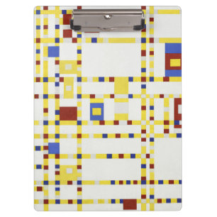 Piet Mondrian Broadway Boogie Woogie Abstrakte Kun Klemmbrett