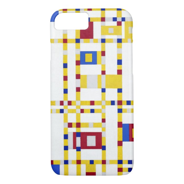 Piet Mondrian Broadway Boogie Woogie Case-Mate iPhone Hülle (Rückseite)