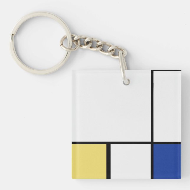 Piet Mondrian - Composition Abstrait géométrique (Devant)