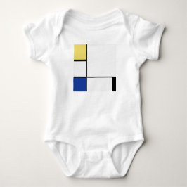 Piet Mondrian - Geometrisch Abstrakt Baby Strampler