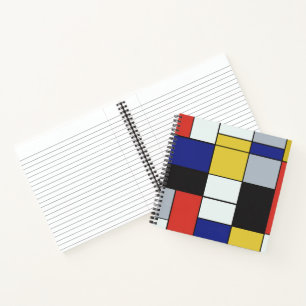 Piet Mondrian - Geometrisch Abstrakt Notizbuch