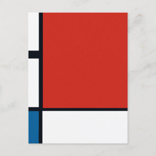 Piet Mondrian - Geometrisch Abstrakt Postkarte