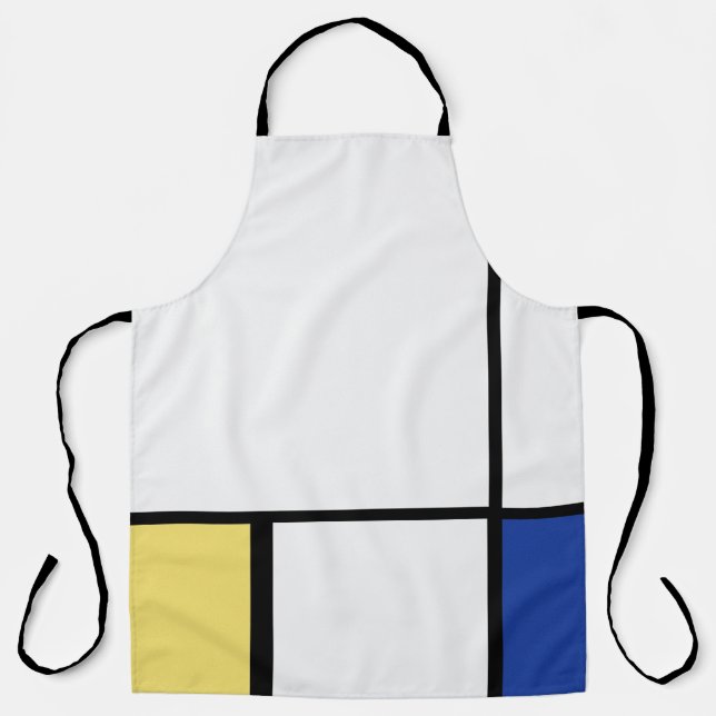 Piet Mondrian - Geometrisch Abstrakt Schürze (Vorderseite)