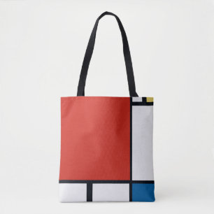 Piet Mondrian - Geometrisch Abstrakt Tasche